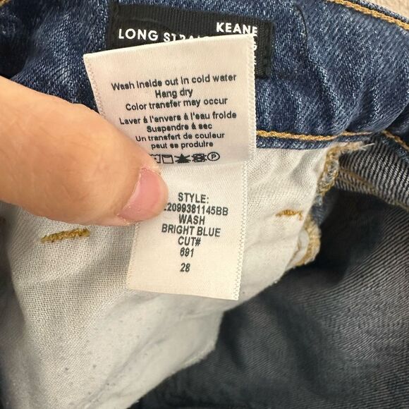 Veronica Beard Keane Long Straight Leg High Rise Jeans Size 28 - Picture 12 of 12